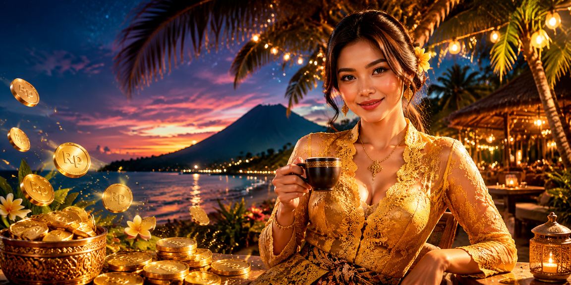Pengguna menikmati kopi sambil mengakses platform taruhan melalui ponsel di kedai kopi lokal