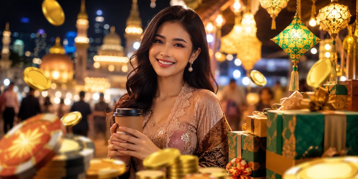 Pengguna menikmati momen santai di kafe sambil memeriksa hasil taruhan di layar ponsel